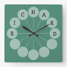 RICHARD Modern Fun Name Clock