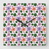 Horloge Carrée Rideau (Recto)