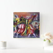 HORLOGE CARRÉE RIDERS (Maison)