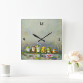 Horloge Carrée Rivière Ribbit (Maison)