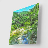 Horloge Carrée Rivière Vallarta Sud 0366 (Angle)