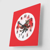 Horloge Carrée Robin Hood (Angle)