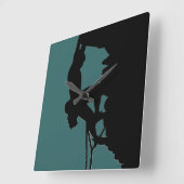Horloge Carrée Rock climbing clock (Angle)