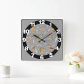 Horloge Carrée Rock Large Clock (Maison)