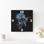 Horloge Carrée Rock Star (Maison)