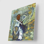 HORLOGE CARRÉE ROMANCE (Angle)