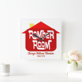 Horloge Carrée Romper Room - Chicago, Illinois (Maison)