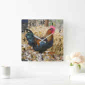 Horloge Carrée Rooster (Maison)