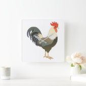 Horloge Carrée Rooster (Maison)