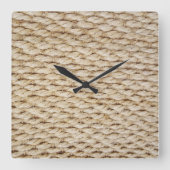 Horloge Carrée Rope background (Recto)