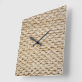 Horloge Carrée Rope background (Angle)