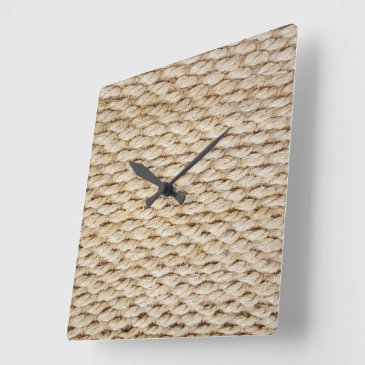 Horloge Carrée Rope background (Angle)