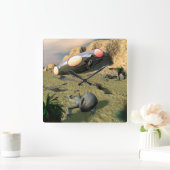 Horloge Carrée Roswell (Maison)