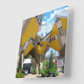 Horloge Carrée Rotterdam, le cube (Angle)