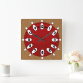 Horloge Carrée Roulement (Maison)