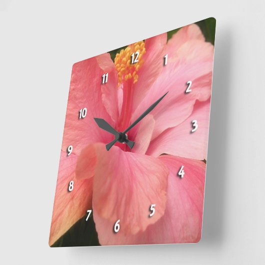 Horloge Carrée Round Clock (Angle)