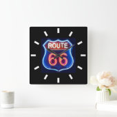 Horloge Carrée Route 66 (Maison)