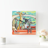 Horloge Carrée Route par Andie (Maison)