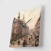 Horloge Carrée Royal Avenue, Belfast, N. Irlande c1900 (Angle)