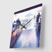 Horloge Carrée Ruby's, Coney Island, New York (Angle)