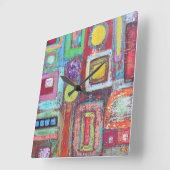 Horloge Carrée Rush Hour Wall Clock (Angle)