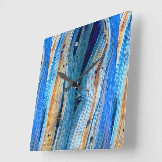 Horloge Carrée rustic (Angle)