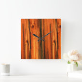 Horloge Carrée rustic pards (Maison)