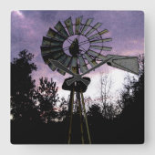 Horloge Carrée Rustic Sketched (Recto)