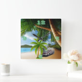 Horloge Carrée RV TIME Tic Toc Wall Clocks (Maison)