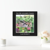 Horloge Carrée Rydal Mount, William Wordsworth's Home Frame (Maison)