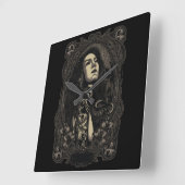 Horloge Carrée Sabda Alam (Angle)