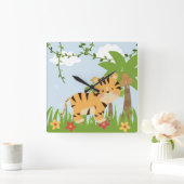 Horloge Carrée Safari (Maison)