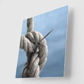 Horloge Carrée Sailor's Knot (Angle)