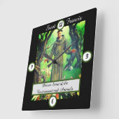 Horloge Carrée Saint François (Angle)