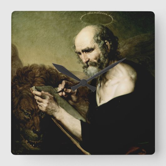 Horloge Carrée Saint Marc l'évangéliste (Recto)