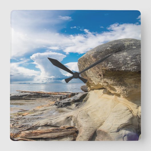 Horloge Carrée Salish Sea Thunderhead Nanaimo BC (Recto)