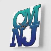 Horloge Carrée Salutations de Cape May, New Jersey (Angle)