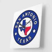 Horloge Carrée San Antonio Texas (Angle)