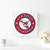 Horloge Carrée San Diego Californie (Maison)