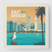 Horloge Carrée San Diego, Californie (Recto)