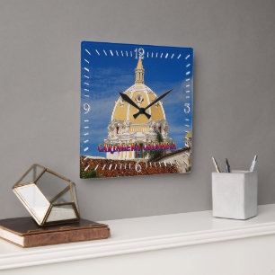 Horloge Carrée San Pedro Cathedral Cartagena Wall Clock