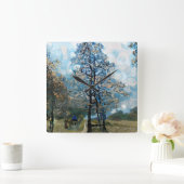 Horloge Carrée Sapin (Maison)