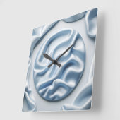 Horloge Carrée satin froissé (Angle)