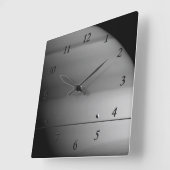 Horloge Carrée Saturne (Angle)