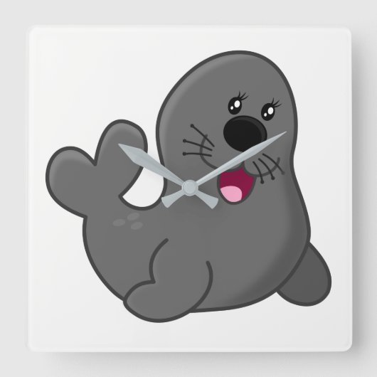 Horloge Carrée Sceau (Recto)