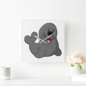 Horloge Carrée Sceau (Maison)