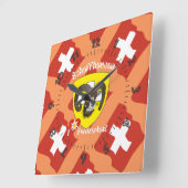 Horloge Carrée Schaffhouse - Suisse - Suisse - Svizzera (Angle)