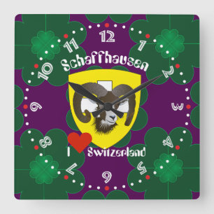 Horloge Carrée Schaffhouse - Suisse - Suisse - Svizzera