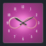 Horloge Carrée Science rules | Geek Toxits<br><div class="desc">Science design - great for students,  mataticians,  math/science teachers,  professors,  researchers or for tout you scientist types out there !</div>