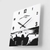 Horloge Carrée Scion (Angle)